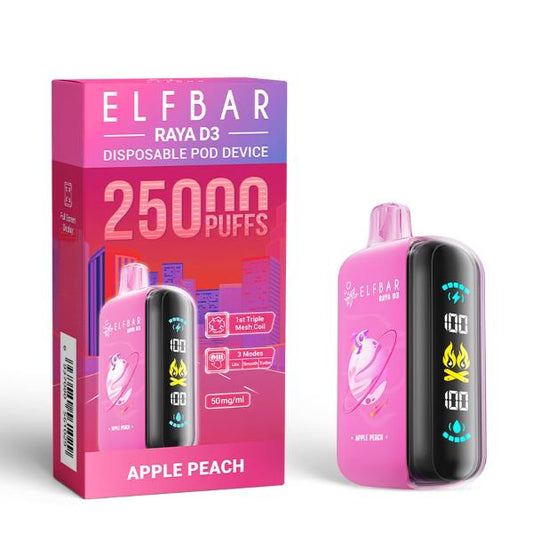 ELFBAR RAYA D3 DISPOSABLE VAPE 25000 PUFFS