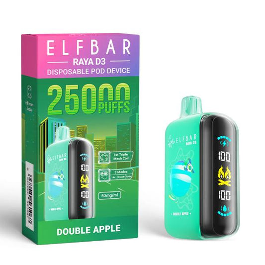 ELFBAR RAYA D3 DISPOSABLE VAPE 25000 PUFFS