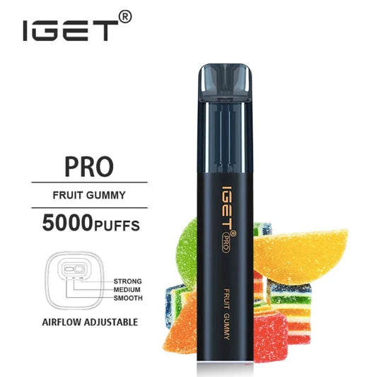 IGET PRO Disposable Vape 5000 Puffs Fruit Gummy