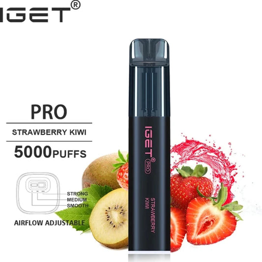 IGET PRO Disposable Vape 5000 Puffs Strawberry Kiwi