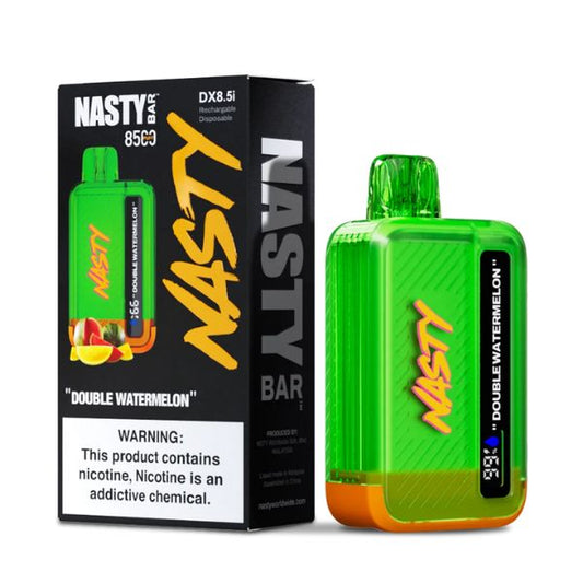 NASTY BAR 8500 PUFFS DISPOSABLE VAPE - DOUBLE WATERMELON - VapeBro