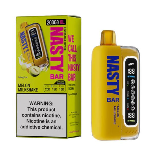 NASTY BAR XL 20000 DISPOSABLE VAPE 20000 PUFFS - MELON MILKSHAKE - VapeBro