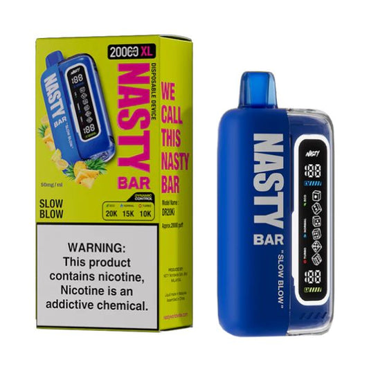 NASTY BAR XL 20000 DISPOSABLE VAPE 20000 PUFFS - SLOW BLOW - VapeBro