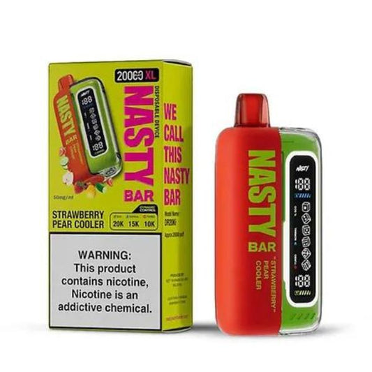 NASTY BAR XL 20000 DISPOSABLE VAPE 20000 PUFFS - STRAWBERRY PEAR COOLER - VapeBro