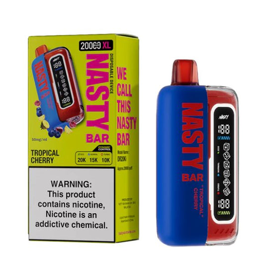 NASTY BAR XL 20000 DISPOSABLE VAPE 20000 PUFFS - TROPICAL CHERRY - VapeBro