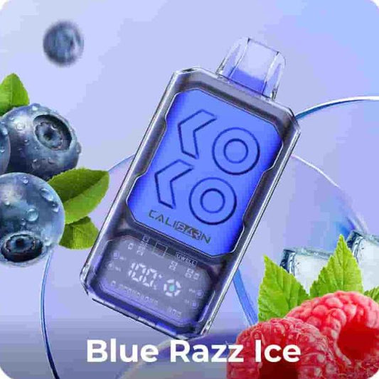 UWELL CALIBURN BAR S12000 DISPOSABLE VAPE 12000 PUFFS - BLUE RAZZ ICE - VapeBro