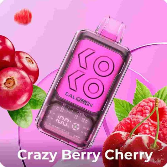 UWELL CALIBURN BAR S12000 DISPOSABLE VAPE 12000 PUFFS - CRAZY BERRY CHERRY - VapeBro