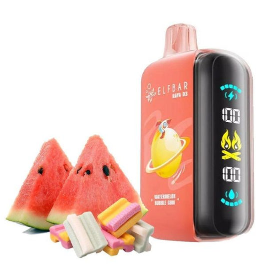 Elfbar Raya D3 Disposable Vape Watermelon Bubblegum