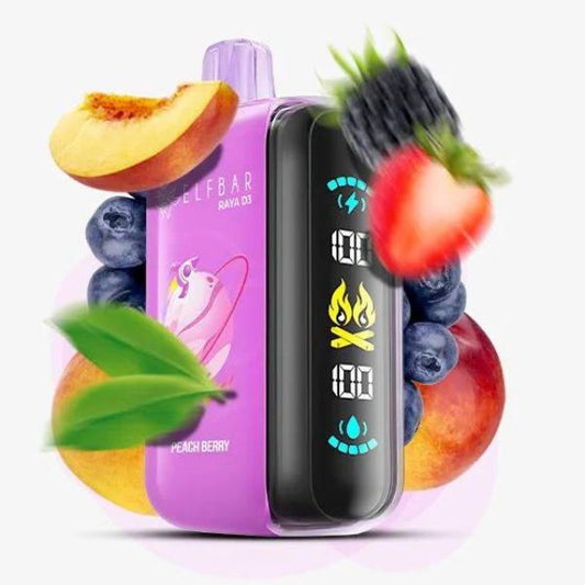 Elf Bar Raya D3 Disposable vape Peach Berry