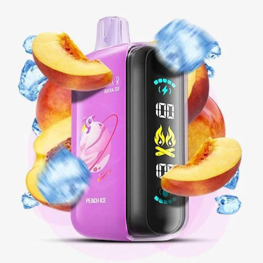 Elf Bar Raya D3 disposable vape peach ice