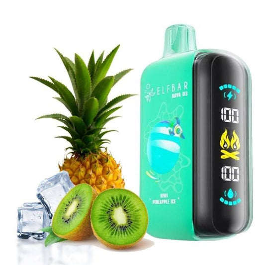 Elfbar Raya D3 Disposable vape kiwi pineapple ice